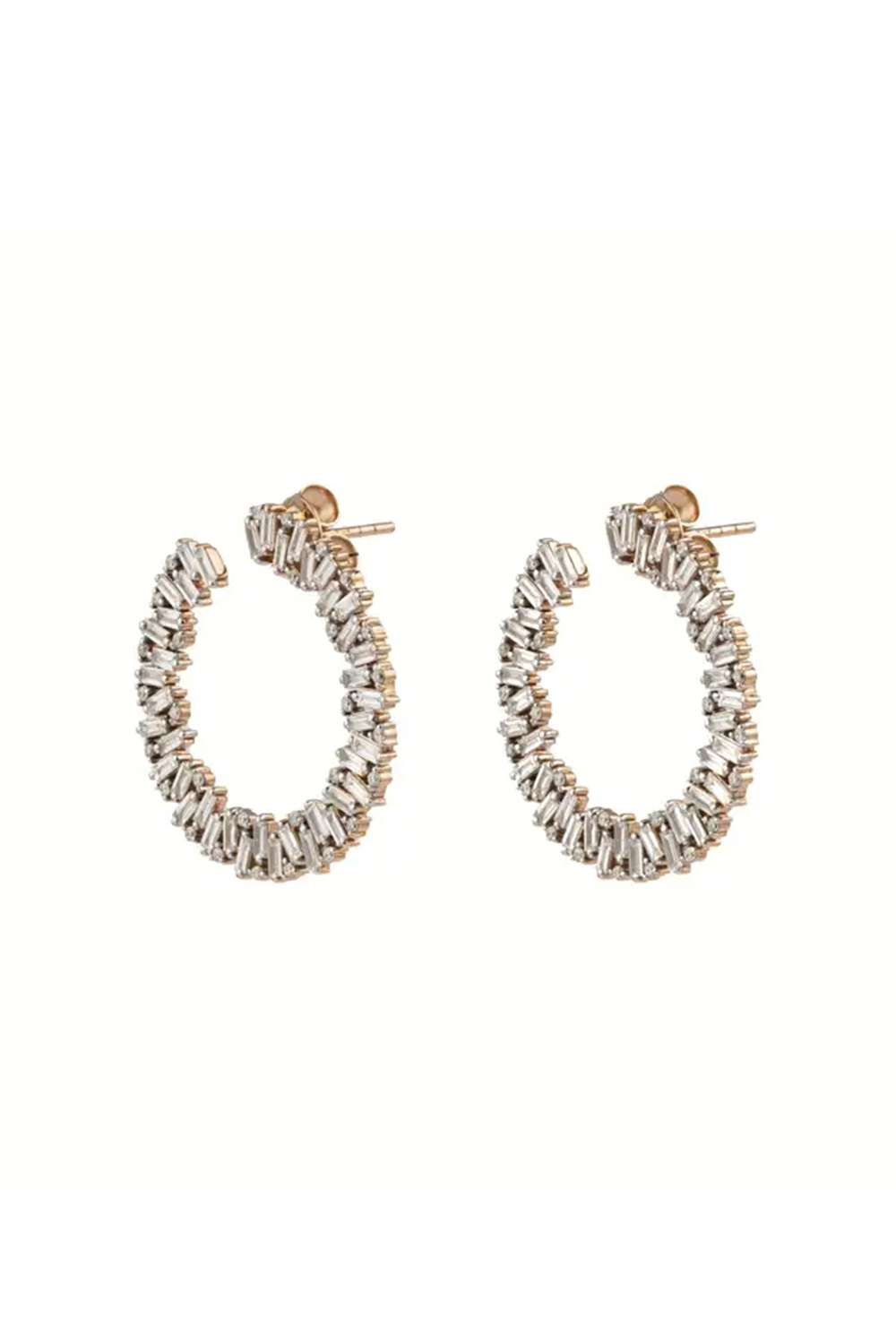 Natural Diamond 3.02cts in 18k Gold 9.976gms Earring