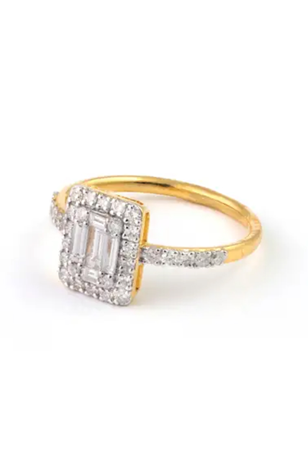 Natural Diamond 0.84cts in 18k Gold 2.43gms Ring