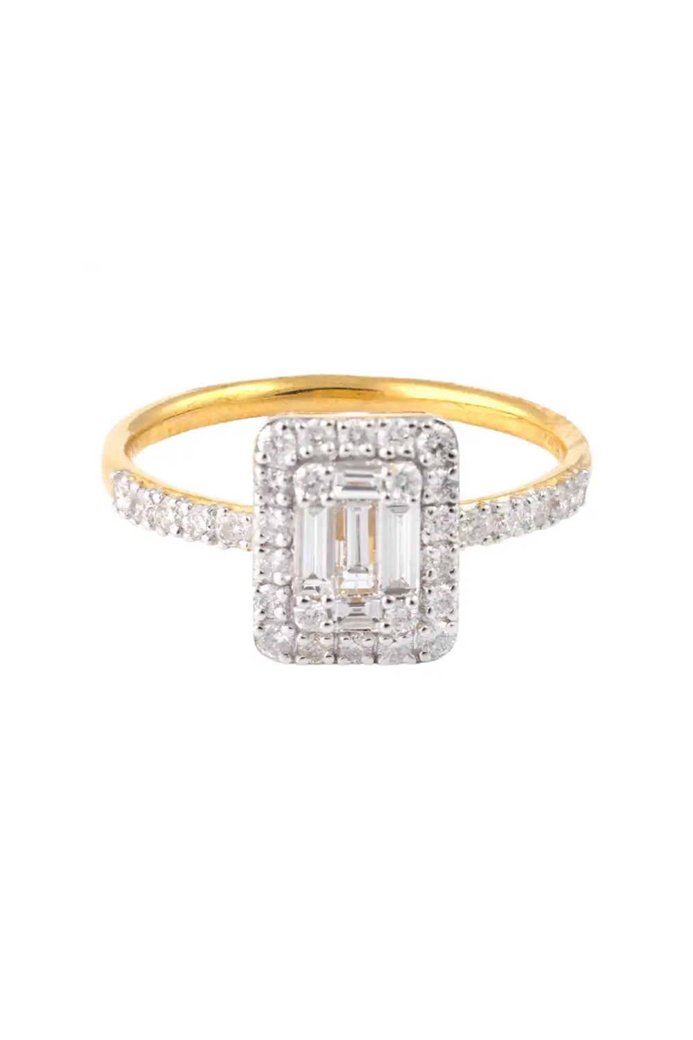 Natural Diamond 0.84cts in 18k Gold 2.43gms Ring