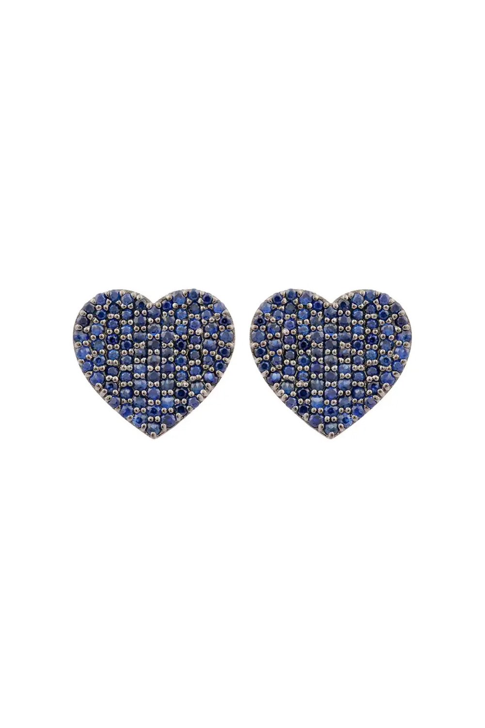 Natural Blue Sapphire 1.34cts in 18k Gold 3.48gms Earring