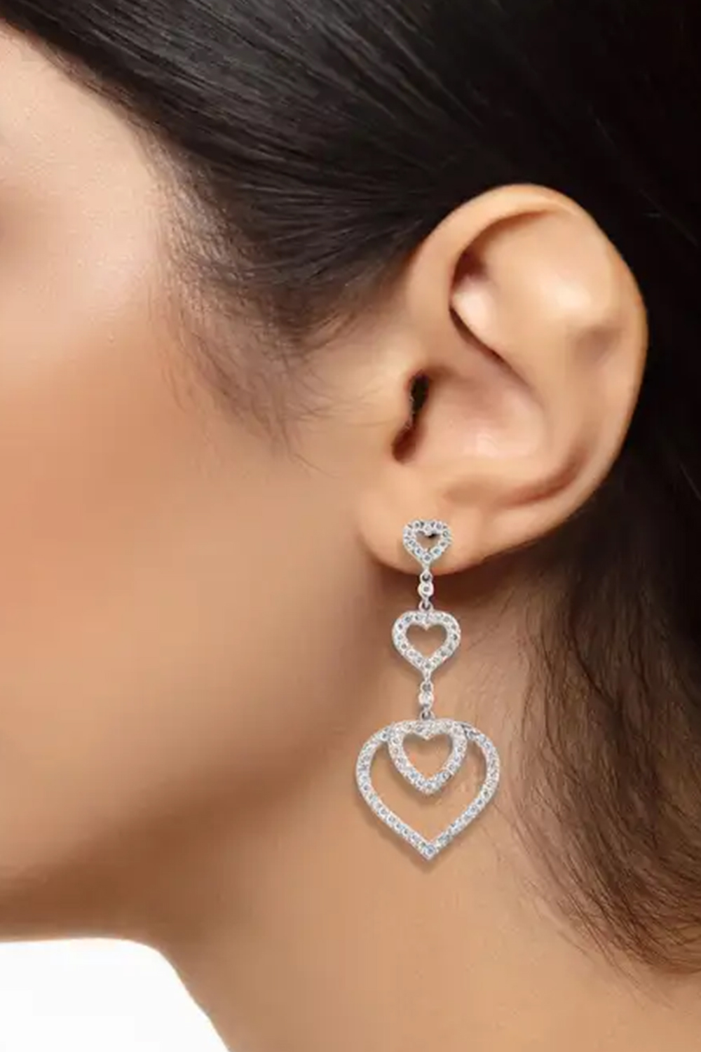 18k gold 1.54cts Diamond Earring