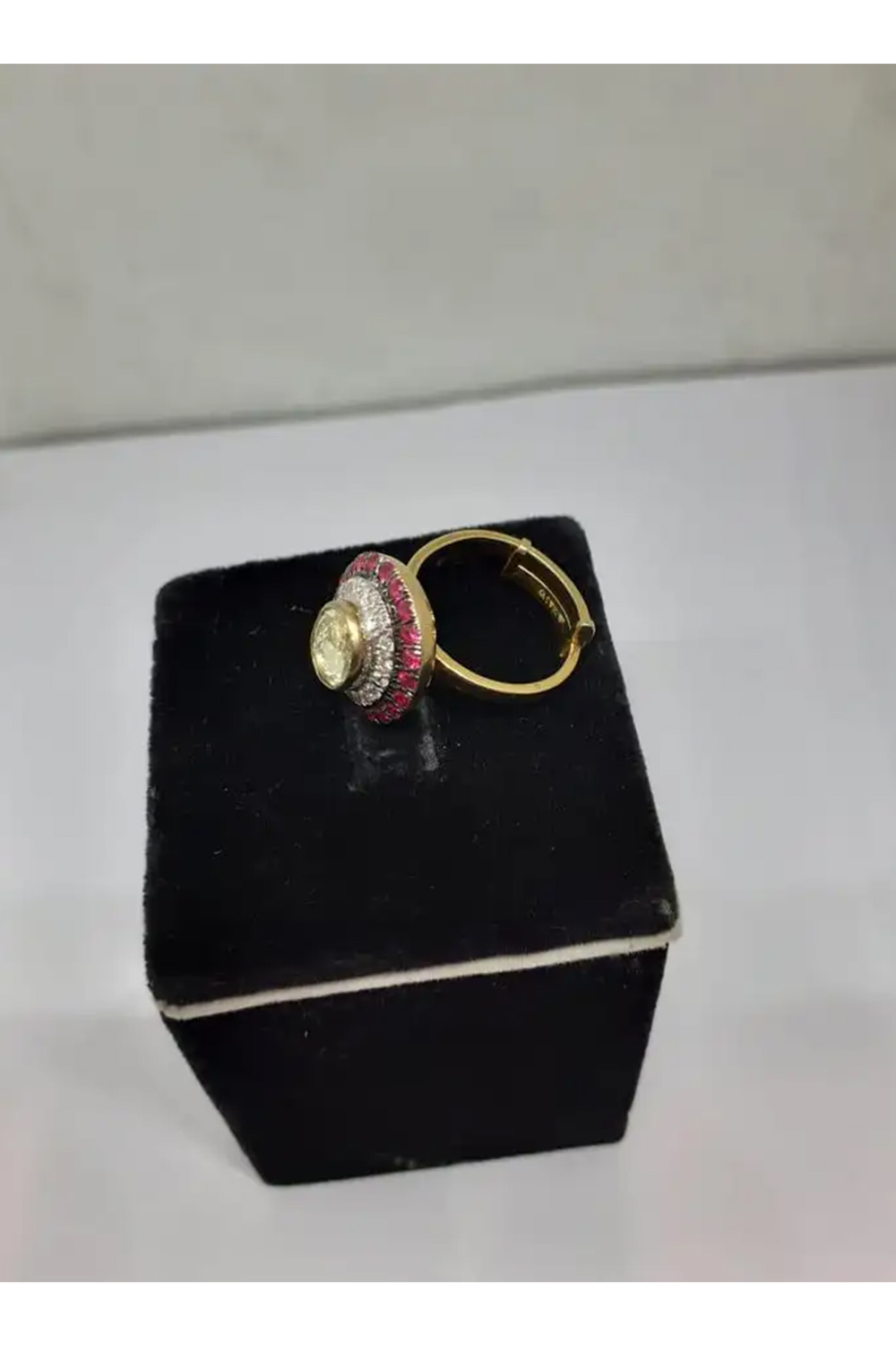 Natural Diamond Ruby Ring with 1.63cts Diamond & Ruby 0.84cts 18k Gold