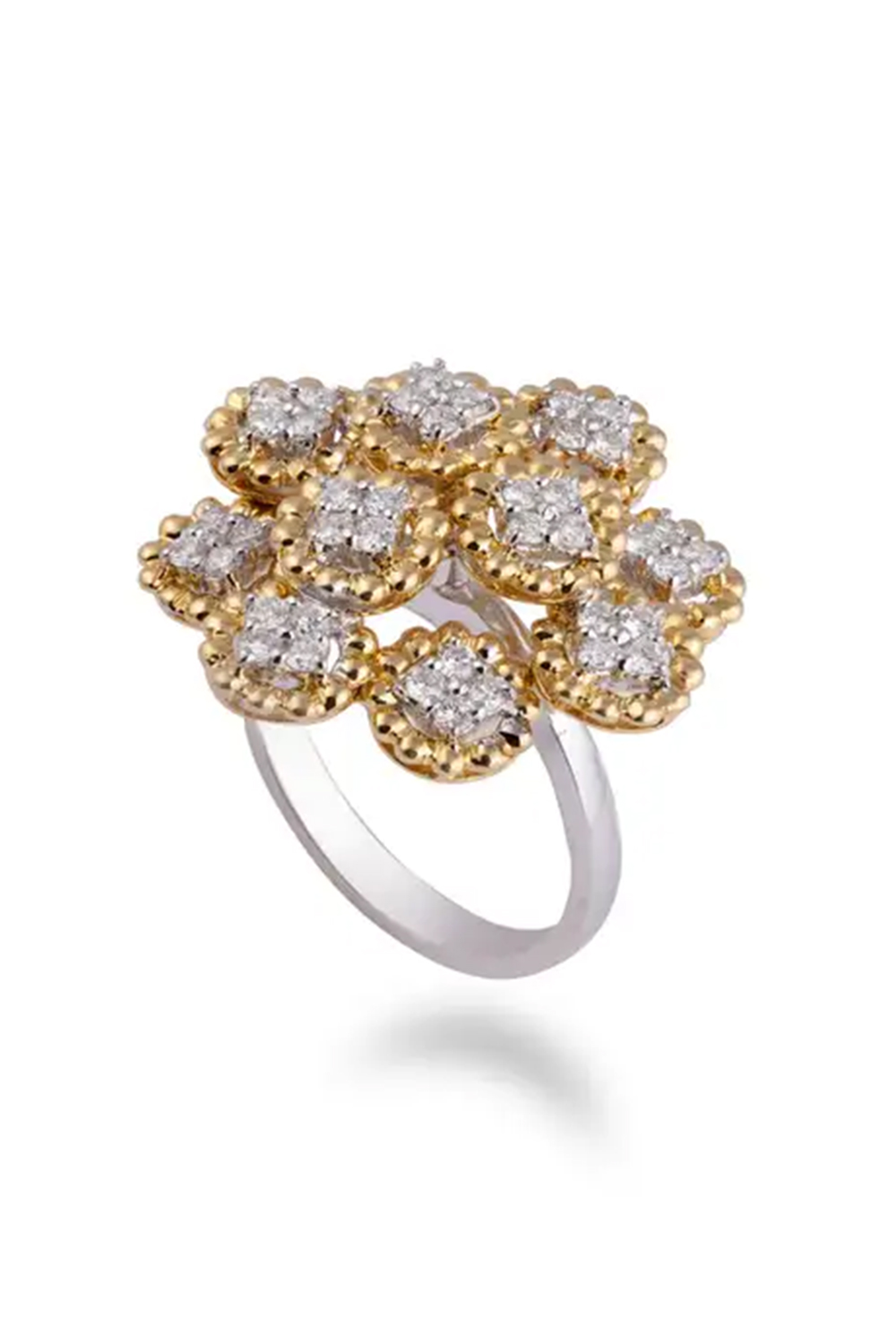 0.80cts Diamond gold Ring