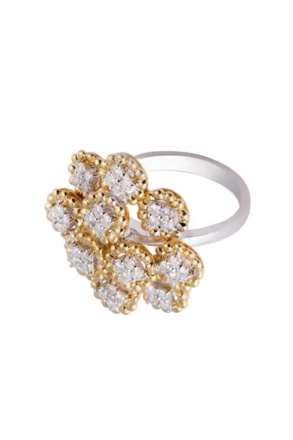 0.80cts Diamond gold Ring